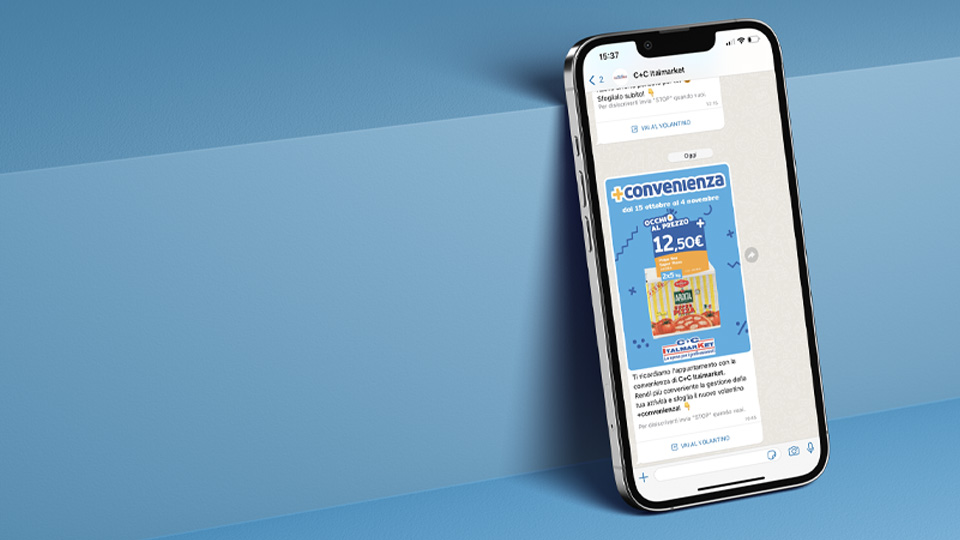 Volantino Whatsapp Italmarket